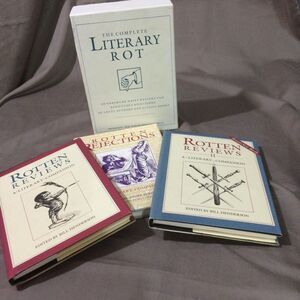 The Complete Literary Rot 3 Book Box Set Hardcover Rotten Reviews Rejections